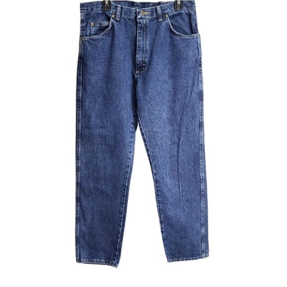 Wrangler Men's Blue Jeans Size 36x32 - Picture 1 of 5